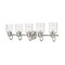 Z-Lite Kinsley 5 Light Vanity, Brushed Nickel And Clear Seeded 340-5V-BN - alternate 1